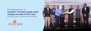 ASSOCHAM award banner by Prompt Dairy Tech