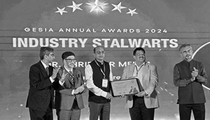 Proud Winners of the Industry Stalwarts Awards at GESIA 2024